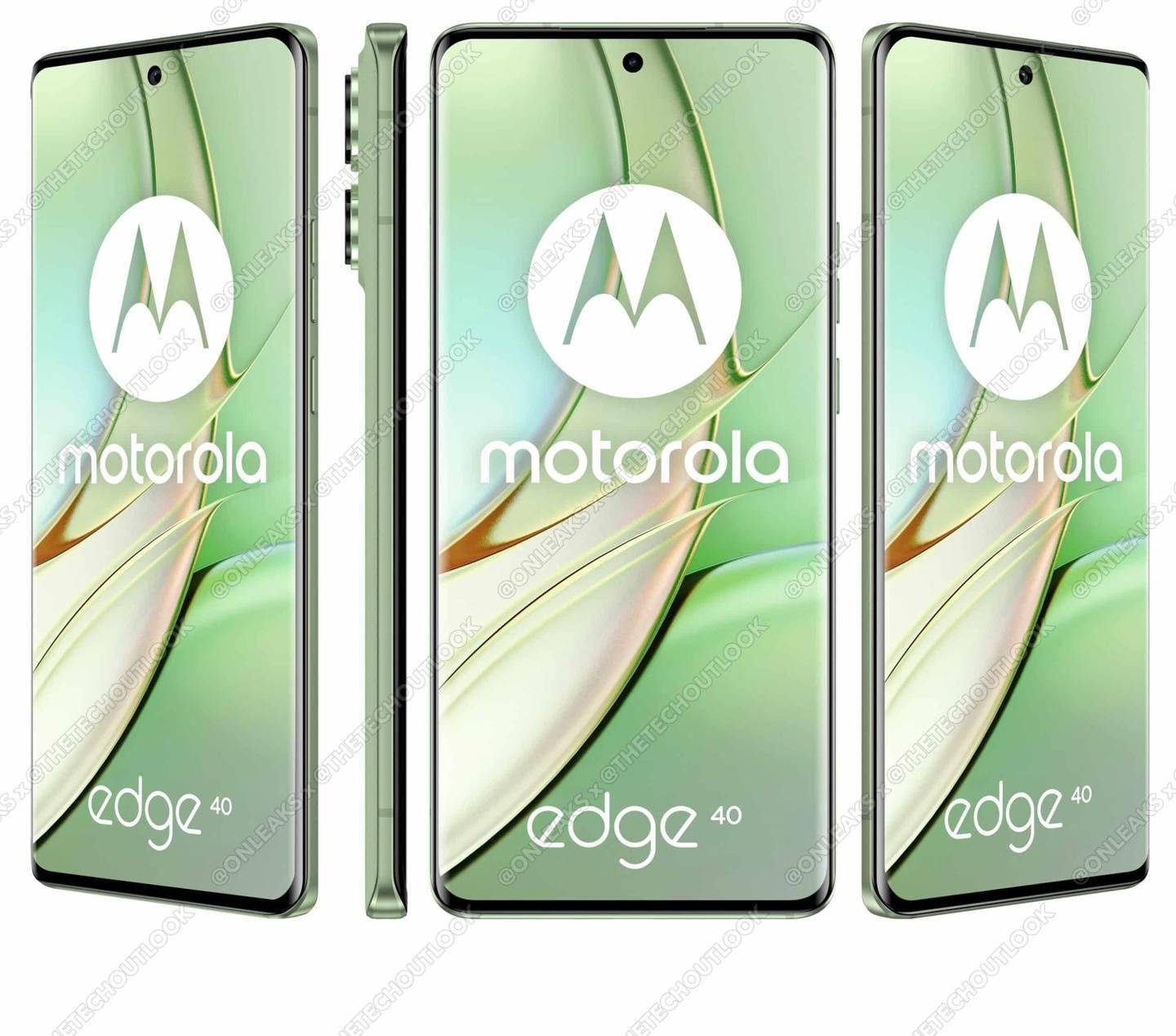 摩托罗拉手机:摩托罗拉 Edge 40 5G 手机高清渲染图曝光
