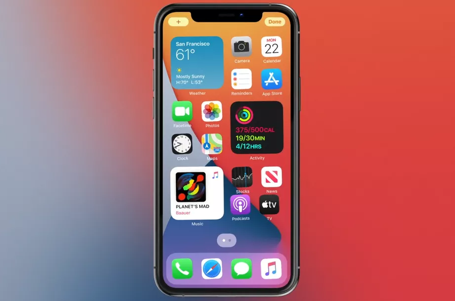 苹果ios14正式版下载仿iphone14主题下载